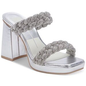 Dolce Vita Ashby Rhinestone Braided Platform Sandals